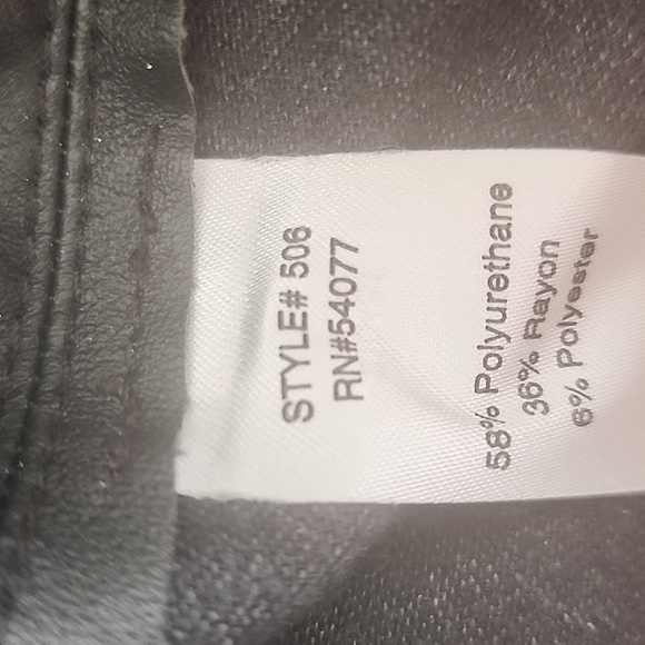 CAbi Faux Leather Sleeveless Top - Picture 6 of 7